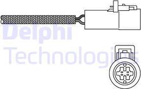 Delphi ES20014 - Лямбда-зонд, датчик кислорода autodnr.net
