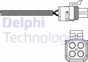Delphi ES20290-12B1 - Лямбда-зонд, датчик кислорода autodnr.net