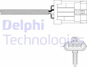 Delphi ES20335-12B1 - Лямбда-зонд, датчик кислорода avtokuzovplus.com.ua
