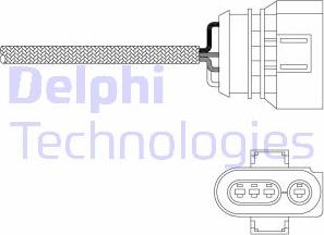Delphi ES20347-12B1 - Лямбда-зонд, датчик кислорода autodnr.net