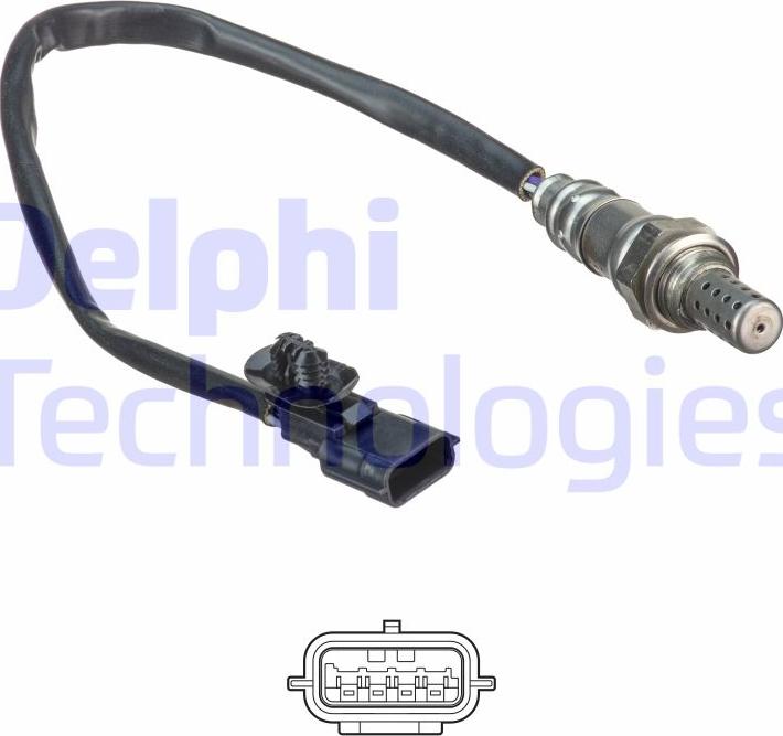 Delphi ES20522-12B1 - Лямбда-зонд autocars.com.ua