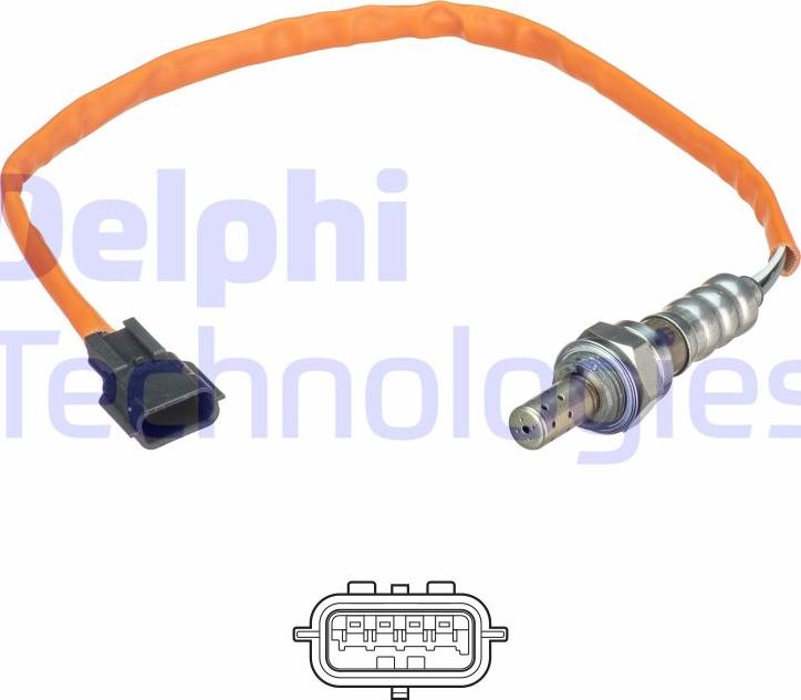 Delphi ES21059-12B1 - Лямбда-зонд autocars.com.ua