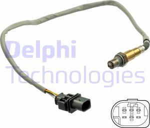 Delphi ES21065-12B1 - Лямбда-зонд, датчик кислорода autodnr.net