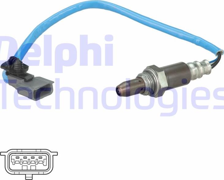 Delphi ES21088-12B1 - Лямбда-зонд autocars.com.ua