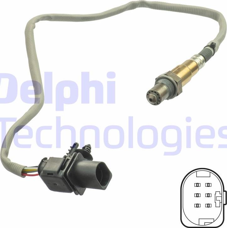 Delphi ES21092-12B1 - Лямбда-зонд autocars.com.ua