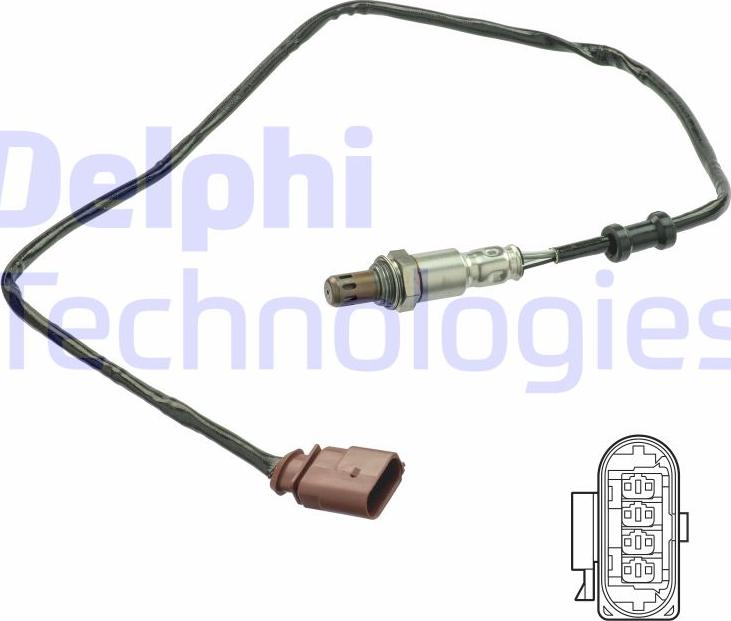 Delphi ES21103-12B1 - Лямбда-зонд autocars.com.ua