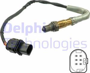 Delphi ES21124-12B1 - Лямбда-зонд autocars.com.ua