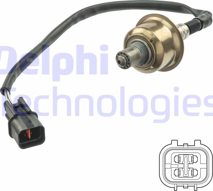 Delphi ES21125-12B1 - Лямбда-зонд autocars.com.ua