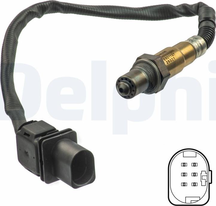 Delphi ES21127-12B1 - Лямбда-зонд autocars.com.ua