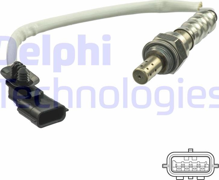 Delphi ES21134-12B1 - Лямбда-зонд autocars.com.ua
