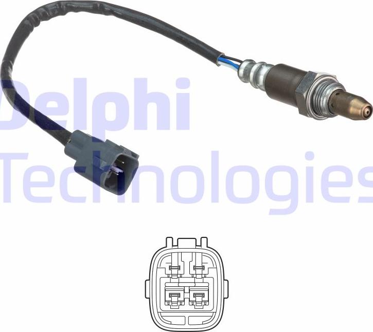 Delphi ES21138-12B1 - Лямбда-зонд autocars.com.ua