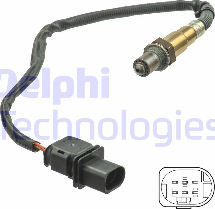 Delphi ES21159-12B1 - Лямбда-зонд autocars.com.ua