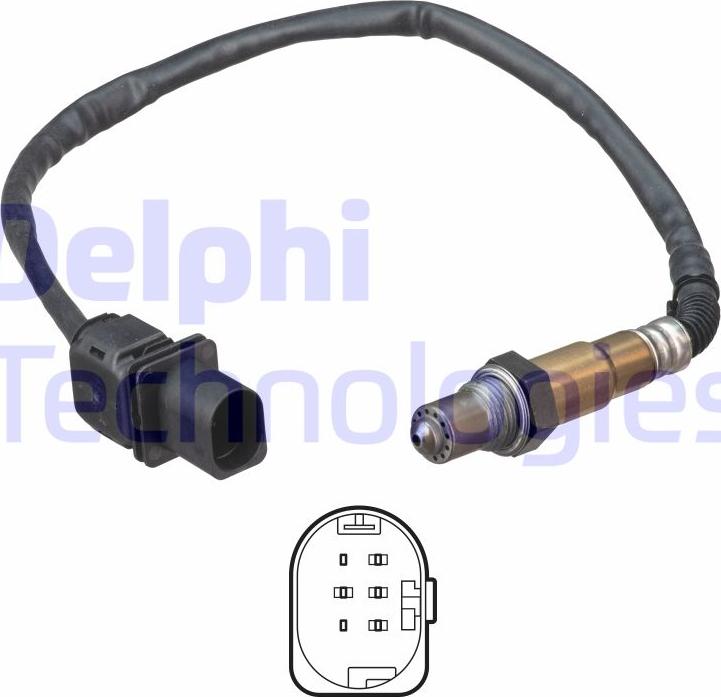 Delphi ES21168-12B1 - Лямбда-зонд autocars.com.ua