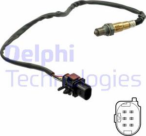 Delphi ES21171-12B1 - Лямбда-зонд autocars.com.ua