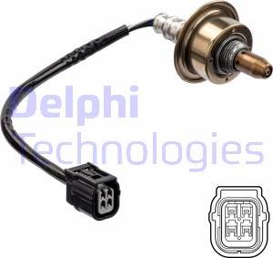 Delphi ES21178-12B1 - Лямбда-зонд autocars.com.ua