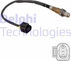 Delphi ES21180-12B1 - Лямбда-зонд autocars.com.ua