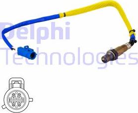 Delphi ES21184-12B1 - Лямбда-зонд, датчик кислорода avtokuzovplus.com.ua