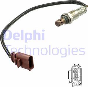 Delphi ES21187-12B1 - Лямбда-зонд autocars.com.ua