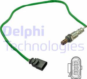 Delphi ES21206-12B1 - Лямбда-зонд, датчик кислорода autodnr.net