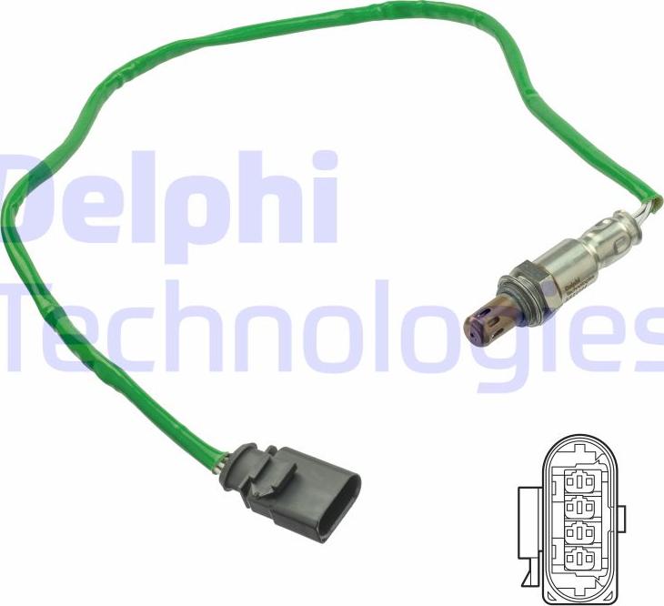 Delphi ES21206-12B1 - Лямбда-зонд autocars.com.ua