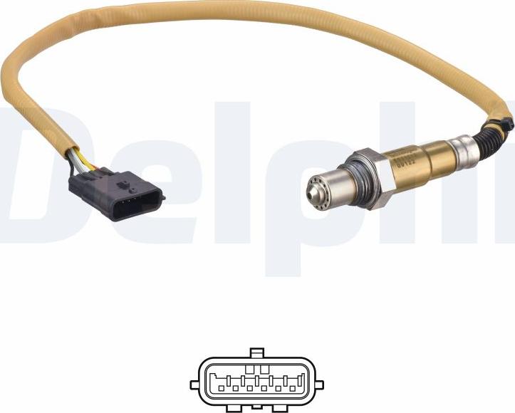 Delphi ES21213-12B1 - Лямбда-зонд autocars.com.ua