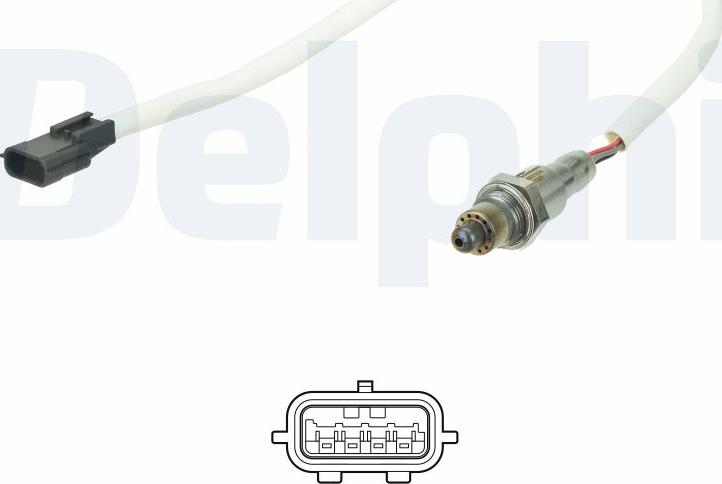 Delphi ES21214-12B1 - Лямбда-зонд, датчик кислорода autodnr.net