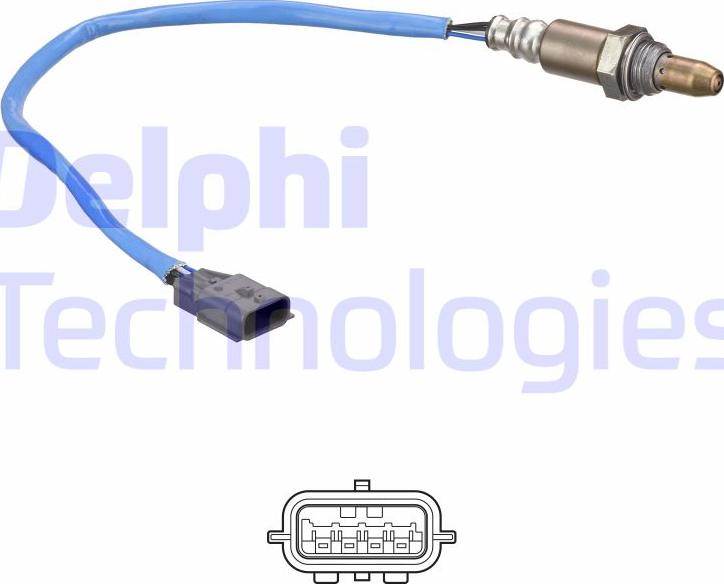 Delphi ES21216-12B1 - Лямбда-зонд, датчик кислорода autodnr.net