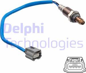 Delphi ES21237-12B1 - Лямбда-зонд autocars.com.ua