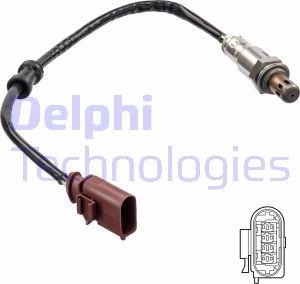 Delphi ES21245-12B1 - Лямбда-зонд, датчик кислорода avtokuzovplus.com.ua