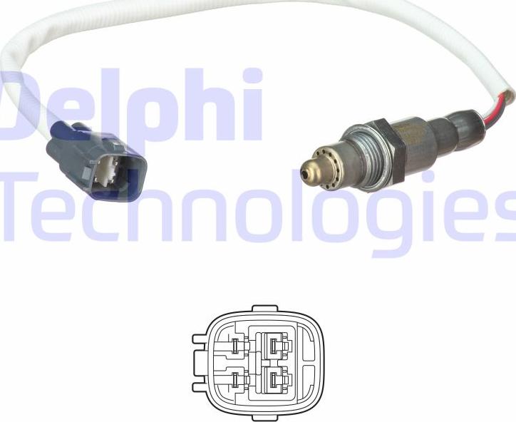 Delphi ES21253-12B1 - Лямбда-зонд autocars.com.ua