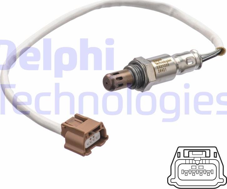 Delphi ES21259-12B1 - Лямбда-зонд autocars.com.ua