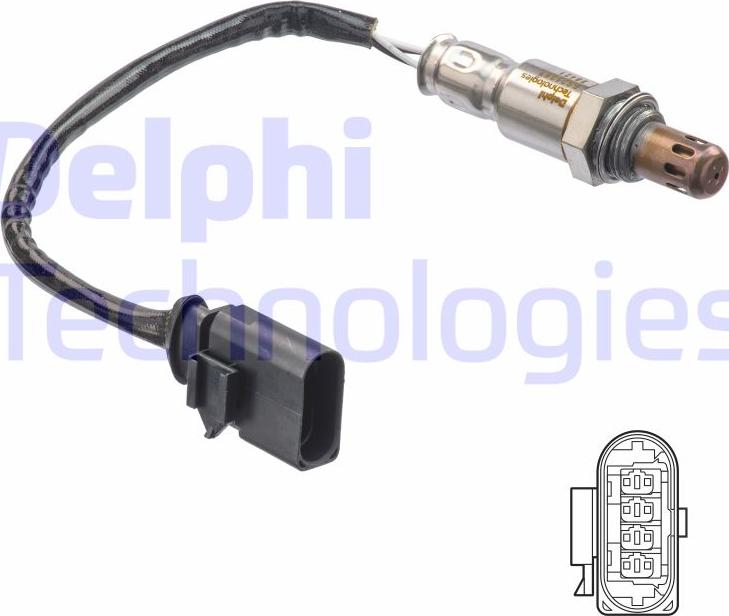 Delphi ES21267-12B1 - Лямбда-зонд autocars.com.ua