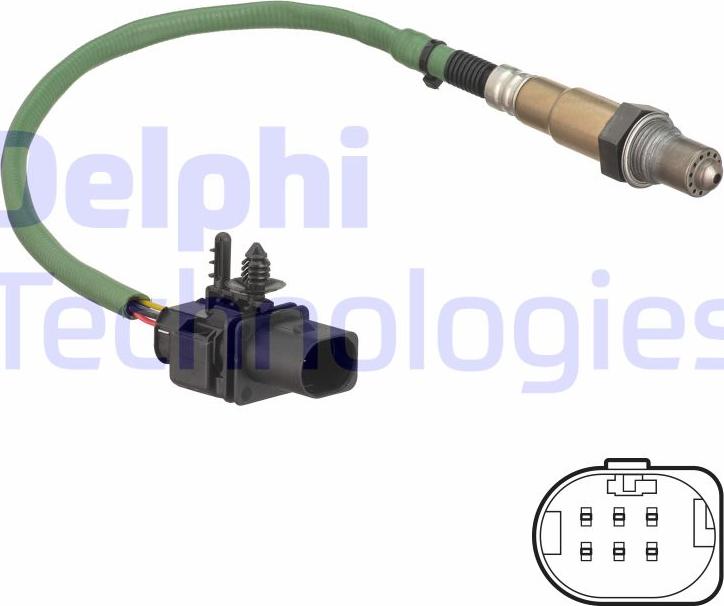 Delphi ES21269-12B1 - Лямбда-зонд autocars.com.ua