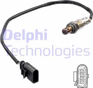Delphi ES21278-12B1 - Лямбда-зонд, датчик кислорода avtokuzovplus.com.ua