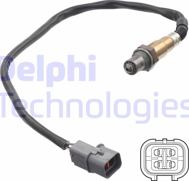 Delphi ES21297-12B1 - Лямбда-зонд autocars.com.ua