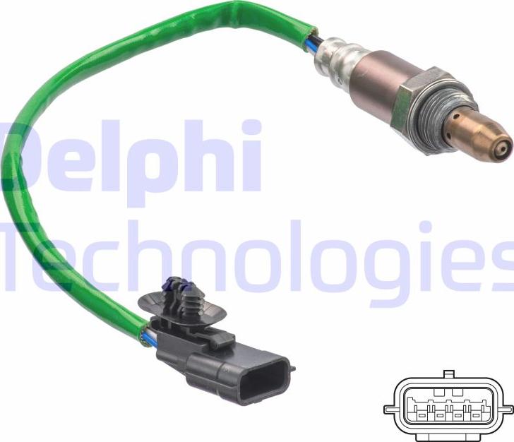 Delphi ES21309-12B1 - Лямбда-зонд autocars.com.ua