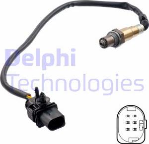 Delphi ES21310-12B1 - Лямбда-зонд autocars.com.ua