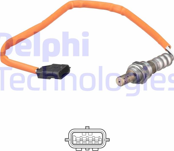 Delphi ES21312-12B1 - Лямбда-зонд autocars.com.ua