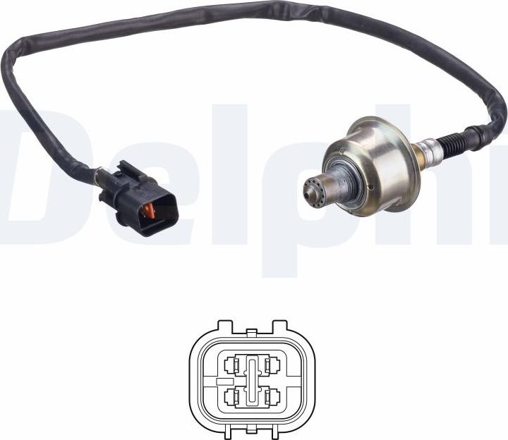 Delphi ES21317-12B1 - Лямбда-зонд autocars.com.ua