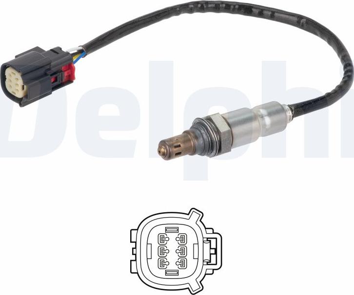 Delphi ES21414-12B1 - Лямбда-зонд autocars.com.ua