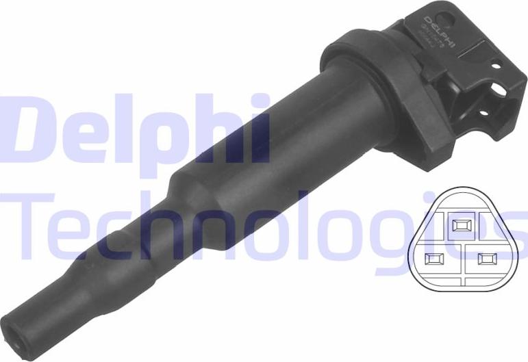 Delphi GN10475-12B1 - Котушка запалювання autocars.com.ua