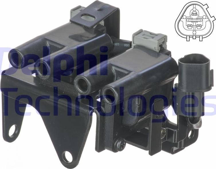 Delphi GN10531-12B1 - Котушка запалювання autocars.com.ua