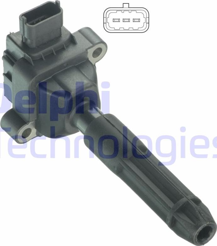 Delphi GN10604-12B1 - Котушка запалювання autocars.com.ua