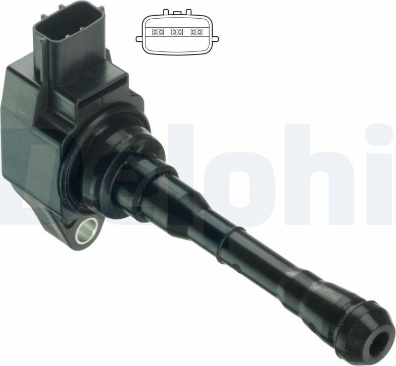 Delphi GN10614-19B1 - Котушка запалювання autocars.com.ua