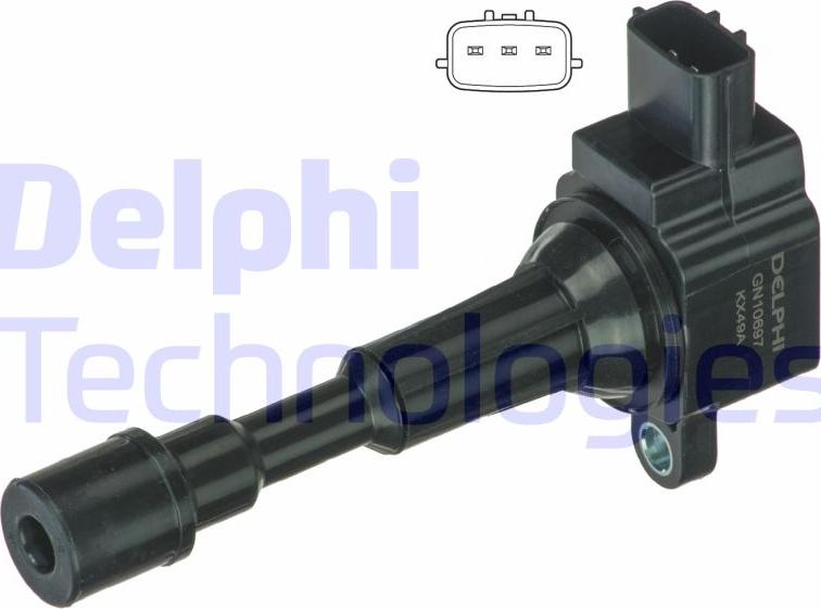 Delphi GN10697-12B1 - Котушка запалювання autocars.com.ua