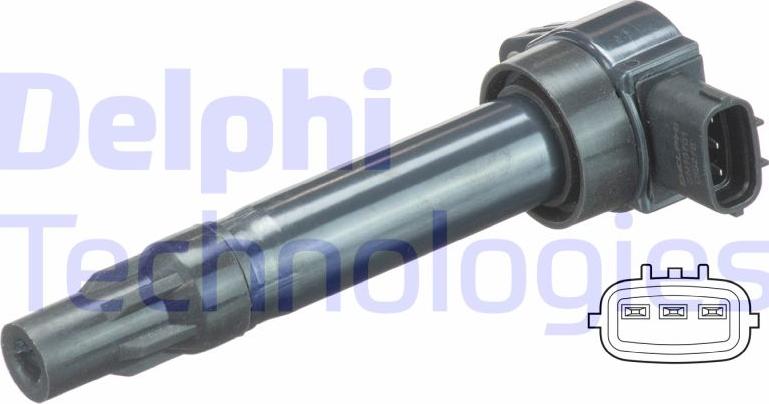 Delphi GN10701-12B1 - Котушка запалювання autocars.com.ua