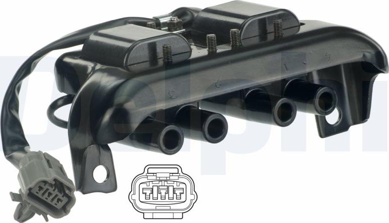 Delphi GN10771-12B1 - Котушка запалювання autocars.com.ua