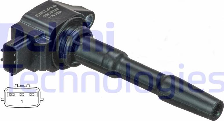 Delphi GN10798-12B1 - Котушка запалювання autocars.com.ua