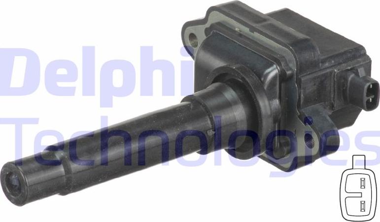 Delphi GN10808-12B1 - Котушка запалювання autocars.com.ua