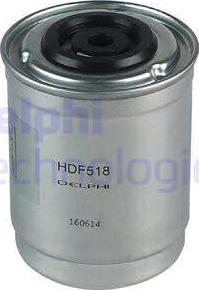 Delphi HDF518 - Топливный фильтр avtokuzovplus.com.ua